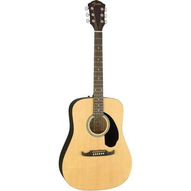 Fender Acoustic Guitar with Guitar Bag, with 2-Year Warranty, FA-125 Dreadnought with Alloy Steel St Fender GUITARRA ACUSTICA FENDER FA-125 DREAD W/ BAG NAT WN 0971210521