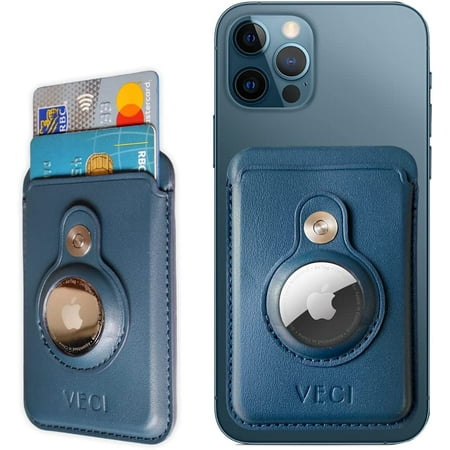 Portefeuille compatible VECI MagSafe avec poche AirTag - Portefeuille/étui  pour cartes compatible avec les appareils MagSafe - iPhone 12