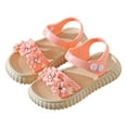 thumbnail image 4 of Gubotare Girls Sandals Little Girls Baby Girls Boys Sandals Toddler Summer Shoes Non-Slip Size 10 (Pink,Little Kids 10), 4 of 6