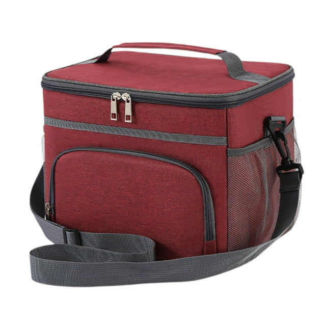 Kyursd Organisateurs d'Été et Rangement Offre Spéciale! Grand Sac à Lunch Isolé 15L Boîte à Lunch Réutilisable pour Bureau Pique-Nique Randonnée Plage Sac Isotherme Étanche avec Bandoulière Réglable