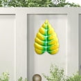 thumbnail image 4 of Escultura de pared Decoración De Hoja De Pared De Hierro, Escultura De Pared Colgante Para Terraza, Dormitorio, Hogar, Estilo D Fanmusic Escultura de pared, 4 of 7