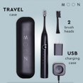 thumbnail image 5 of Cepillo de dientes eléctrico MOON Sonic para adultos con 5 modos negro, 5 of 5