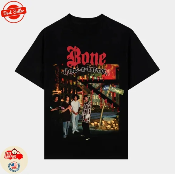 Bone Thugs N Harmony Band T-shirt Unisex Cotton Tee