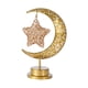 thumbnail image 1 of Adorno de centro de mesa con luz de luna de metal para Eid, decoración de Ramadán, lámpara de noche Estrella, 1 of 6