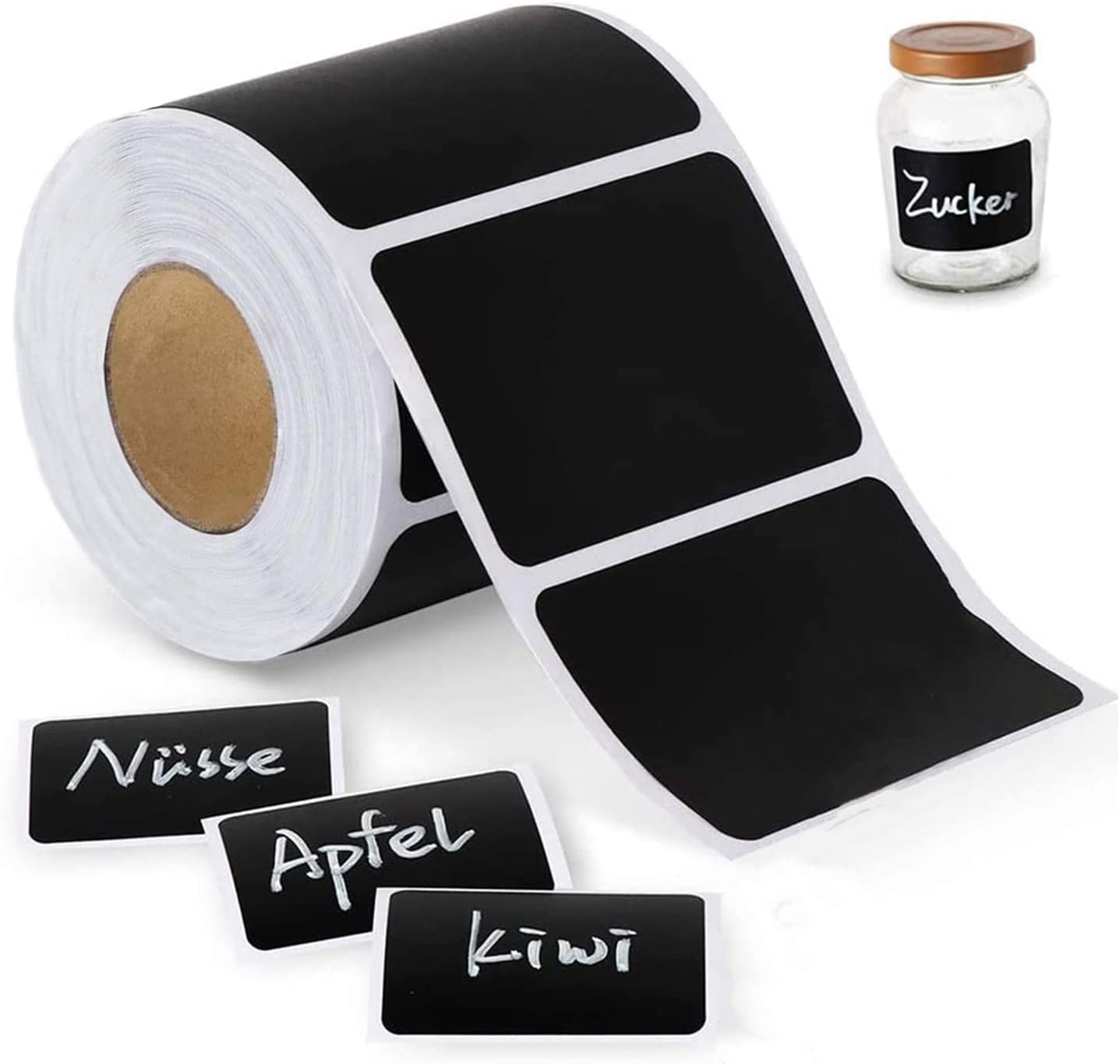 Happon 150 Pcs Waterproof Chalkboard Labels Reusable Pantry Labels