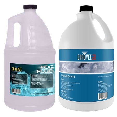 UPC: 0744271337051 | CHAUVET FJU Fog/Smoke Machine Juice Gallon + HDF High Density Fog Fluid Gallon