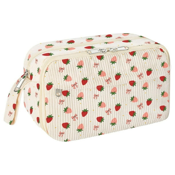 Estuche para Lápices para Niñas, Estuche Grande de con Cremallera, Estuche Estético con Compartimentos A