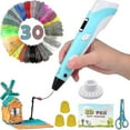 thumbnail image 1 of Bolígrafo inteligente 3d con pantalla LED. Bolígrafo de impresión 3D con carga USB. Recambios de filamento Pla de 10 colores. Compatible Pla & Abs. Perfect Arts Crafts Gift - ShuxiuWang 8390613596567, 1 of 1