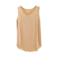 thumbnail image 2 of SwiftWear Womens Summer Loose Long Tank Tops Seamless Sleeveless Tunic Tops Scoop Neck Curved Hem Fashion Clothing, 2 of 5