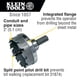 thumbnail image 2 of Cortador de agujeros Klein Tools 31870, resistente, 2,5 cm, carburo, 2 of 7