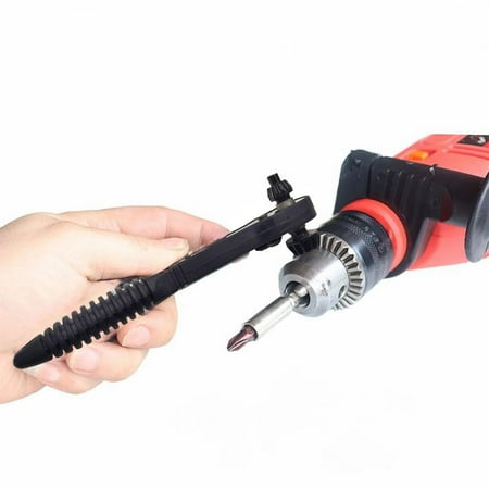 

Two In Drill Chuck Key Wrench Black Fast Ratchet Wrench Two End Dualuse Wrench