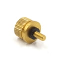 thumbnail image 3 of Transemion 2pcs Aluminum Alloy Knurled Fender Rear Seat Bolts Screw Decorative Cover Screw Rear Passenger Seat Tab Universal Screw 1Set, 3 of 6