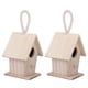 thumbnail image 3 of Casa para pájaros Delaman, 2 piezas de madera para pájaros, caja nido colgante para jardín al aire libre, patio, accesorios decorativos, accesorios de jardín., 3 of 8