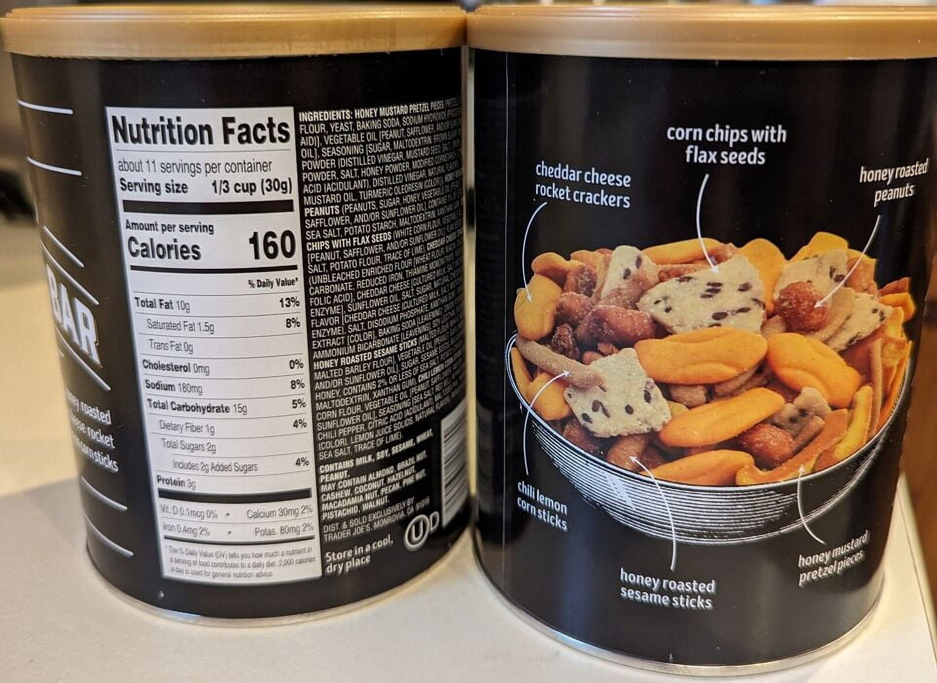 2 Packs Trader Joe's Step Up To The Snack Bar Mix 12 oz Each Pack, Total 24 oz