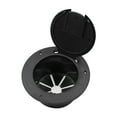 thumbnail image 1 of RV Electrical Cable 5inch with Lid Round Black Easy Installation Electric, 1 of 7