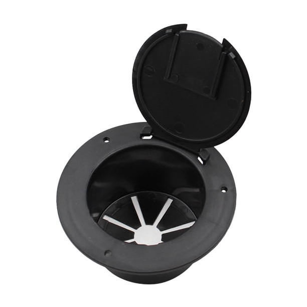 Escotilla de cable eléctrico para RV, cubierta de cable eléctrico, redonda de 5 pulgadas con tapa, cubierta de escotilla de cable de alimentación Cola Escotilla de cable eléctrico