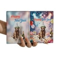 thumbnail image 3 of Happy New Year Chesapeake Bay Retriever Chills on Year-End Party Travel Passport Wallet Chessie Dog Lover PU Leather Passport Holder Cover - 12023, 3 of 5