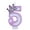 Number 5, variant on Creative Birthday Number Candle for Cake, Light Pink Decorative Party Topper with Diamond Crown, Elegant Celebration Accessory, Home Event Decor, Number 7