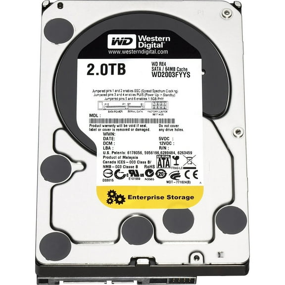 NEW, WD-IMSourcing RE WD2003FYYS 2 TB 3.5" Internal Hard Drive