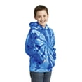 thumbnail image 4 of Port & Company Boys' Essential Tie Dye Pullover Hooded Sweatshirt L Royal, 4 of 6