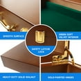 thumbnail image 4 of GSE Games & Sports Expert Poker Chip Case, Casino Chip Holder with 3 Poker Chip Trays for Any Thickness chips, Holds 300 Chips (Walnut), 4 of 7