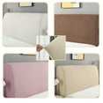 thumbnail image 6 of Durable Solid Color Home Back Chair Cover Bed Head Covers Bed Headboard Cover Dustproof Slipcover PINK M FOR150-170CM, 6 of 7