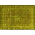 thumbnail image 1 of Ahgly Company Machine Washable Indoor Rectangle Oriental Yellow Industrial Area Rugs, 2' x 4', 1 of 4