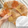 thumbnail image 4 of Queen Size Fitted Sheet Set - Autumn Maple Leaves 3 Piece Bedding Sets 16" Deep Pocket Fitted Sheet with 2 Pillowcases, Vintage Orange Falling Leaf Plants Brushed Microfiber Hotel Luxury Bed Sheets, 4 of 9