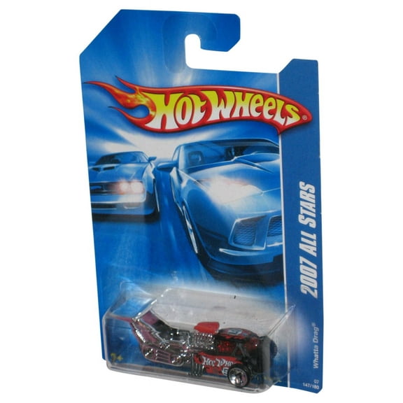 Hot Wheels 2007 All Stars Silver & Red Whatta Drag Toy Car 147/180