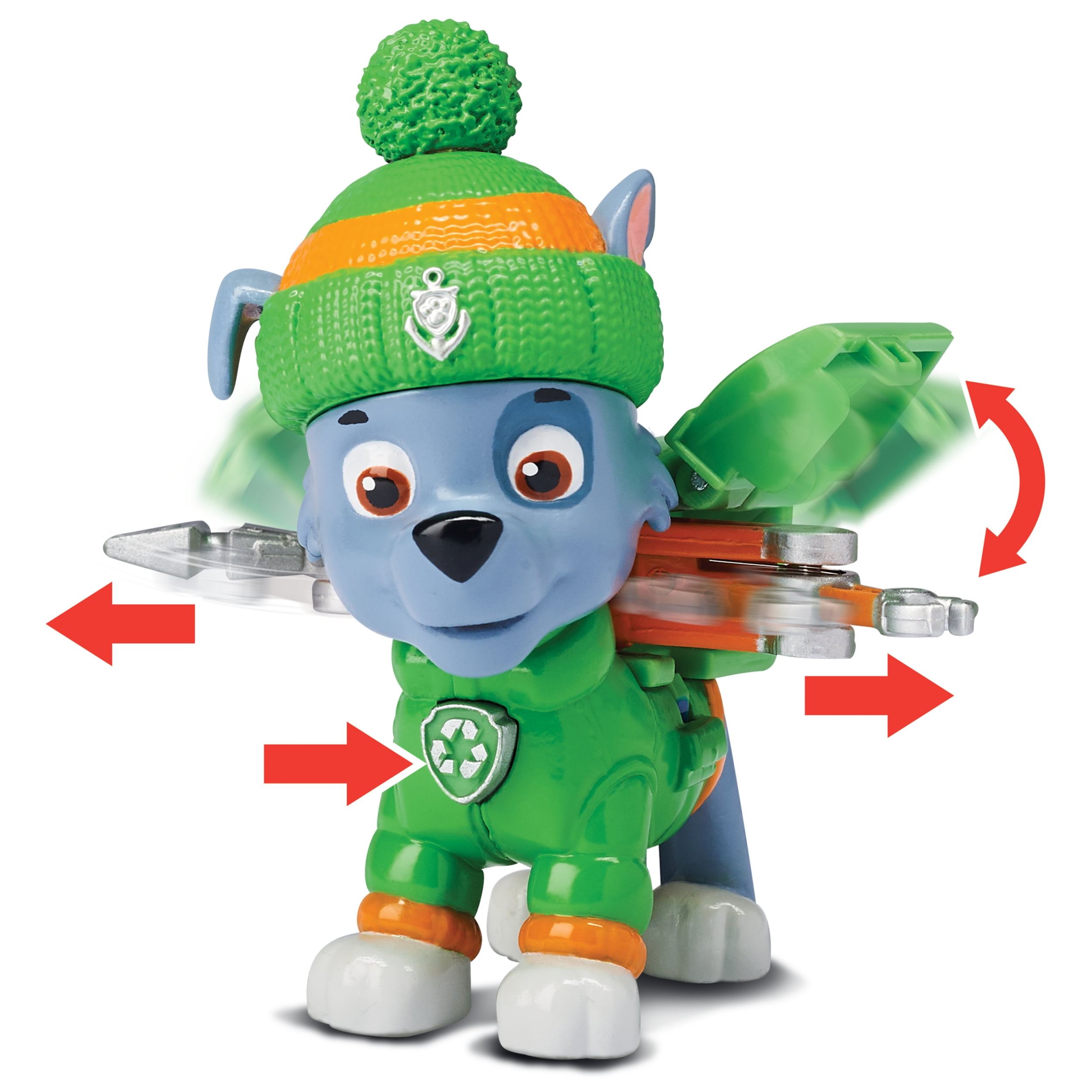 Alle sammen nationalsang lukker Rocky with Transforming Pup Pack and Badge Paw Patrol Snow Rescue Action  Figures & Statues Toys & Games agtcorp.com