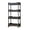 Black, variant on 3 / 4 Tier Rolling Plant Stand with Wheels, Space Saving Movable Flower Pot Storage Cart, Easy Assembly Metal Plant Rack for Indoor Outdoor Garden Balcony and Patio Display