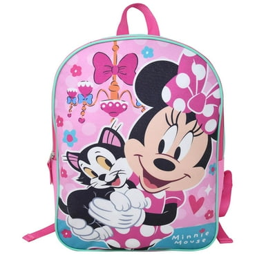 Disney Minnie Mouse 15" Backpack with Plain Front, Girls