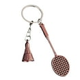 thumbnail image 3 of Hmgxay Badminton Keychain, Simulated Badminton Charm Pendant for Sports Lovers, Alloy Badminton Souvenir Keychain for Students, Unique Badminton-Themed Gift for Holidays, 3 of 8