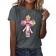 thumbnail image 4 of Blusas de Manga Corta para las Mujeres Divertida Impresión Cuello Redondo Camiseta Vintage, Blusas de Primavera para las Mujeres, 4 of 4