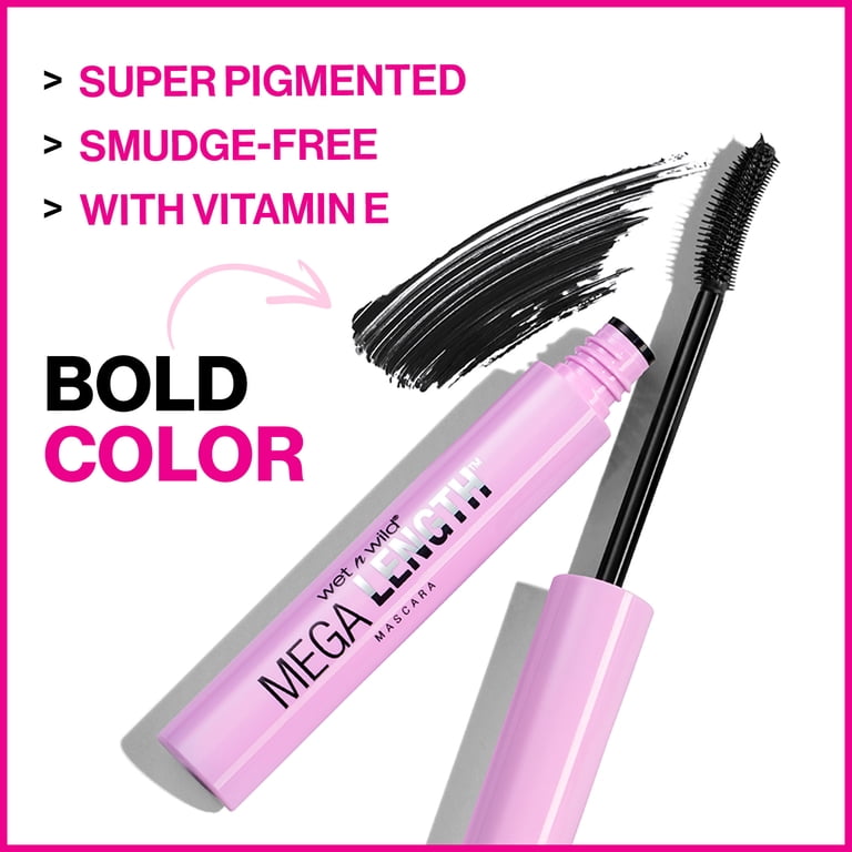 wet n wild Waterproof Mega Length Mascara Very Black 0.21 oz