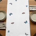 thumbnail image 5 of Table Runners 72 Inches Long Dress Scarves, Purple Floral Farmhouse Kitchen Table Runner, Coffee Tablerunners, Spring Lavender Daisy Butterflies Botanical 16x72 Inch, 5 of 9