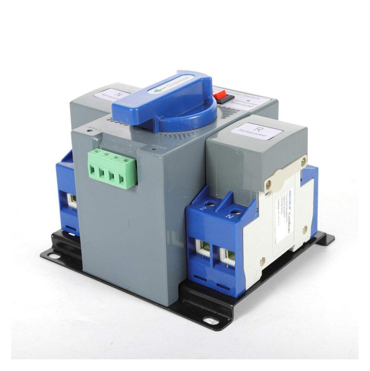 110V 2P 63A Dual Power Automatic Transfer Switch Dual Power Generator Changeover Switch