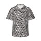 thumbnail image 1 of Fotbe Black White Stripes Camisa Hawaiana para Hombre Unisex – Camisa Casual de Verano con Botones de Manga Corta de Algodón y Lino,Medium, 1 of 7