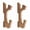 Walnut Color, variant on Zecic Flute Display Stand Wall Hanging Swords Holder for Home Or Office Decoration
