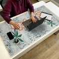 thumbnail image 3 of Sussexhome Large Mouse Pad for Desk - Cotton Mousepad for Desktop, Table, Office Desk Pad - Thin, Light, Portable Laptop Mat for Computer Mice - Machine Washable, Non-Slip, Foldable - 24" x 44", 3 of 8