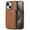 Brown, variant on Compatible With iPhone 14 Plus Magnetic Detachable Wallet Case,PU Leather Back Flip Kickstand,[Compatible With Magsafe],With Card Slots,Shockproof Rugged Phone Case Cover,Blue