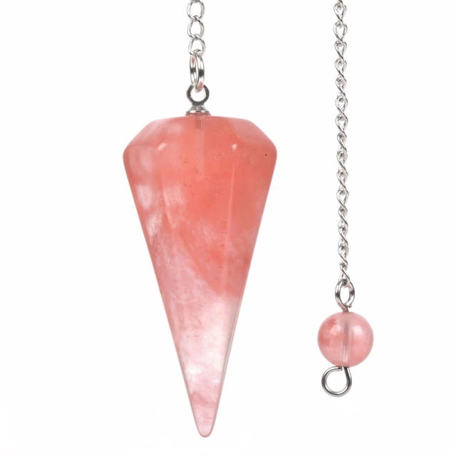 Péndulo Justinstones de cuarzo cereza sintético 3,8 cm