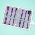 thumbnail image 3 of Moda Brush Beautiful Eyes Purple 7pc Travel Size Makeup Brush Flip Kit, 3 of 6