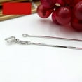 thumbnail image 4 of K-KED PT950 Pure Platinum 950 Chain Necklace For Women 1.1mm Square Snake Chain -17.7inch, 4 of 9