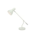 thumbnail image 2 of Aspen Creative 40099-1, 22 1/2" High Modern Metal Desk Lamp, Milky Ivory Finish with Metal Lamp Shade, 26 1/4" wide, 2 of 2