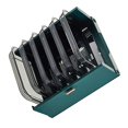 thumbnail image 3 of Kitchen Side Dishes Punch Free Foldable PET 6 Layers Wall Mounted Organization Rack Cooking Plates Storage Shelf Light Luxury Green, 3 of 12