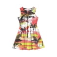 thumbnail image 3 of LTTVQM Girls Sundresses Size 12-13 Casual Color Block Summer Spring Dresses Lightweight Sleeveless Midi Dresses Fashion Crew Neck Church Dress Yellow 12-13 Years, 3 of 4