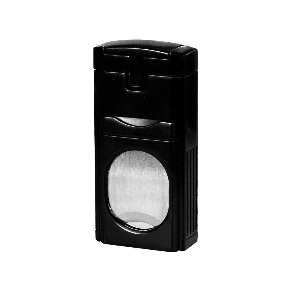 Lotus Duke Triple Torch Lighter with Cutter Black Matte