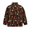 thumbnail image 5 of Uorisanigo Girls Half Zip Pullover Sweatshirt Oversized Long Sleeve Lapel Zipper Sweatshirt Lightweight Aesthetic Mushroom Athletic Pullover Jackets Fall Spring Outfits Clothes, 5 of 7