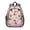 Boston Terrier and, variant on Corgi and Dog Food Cream Pattern Backpack for School, Cute School Bag with Adjustable Shoulder Straps and Padded Back, 15"x11.42"x5.5"